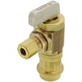 Product Image of 1/2" Female Press x 1/4" OD Comp Angle Supply Stop, Lead Free (Rough Brass)