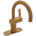 Product Image of Cia Single Handle High Arc Bathroom Faucet (Brushed Gold), 6221BG