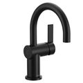 Product Image of Cia Matte Black 1 Handle Bathroom Faucet, 6221EWBL