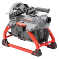 Product Image of K-5208 Sectional Drain Cleaning Machine for 2" to 8" Drain Lines w/ (7) C-11 1-1/4" x 15' All-Purpose Wind Cables, (2) A-8 Wire Cable Carriers, 15' Rear Guide Hose & 7-Piece Toolbox Kit, 115v
