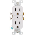 Product Image of White Electrical Duplex Receptacle (15A, 125V)
