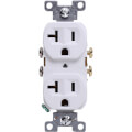 Product Image of White Electrical Duplex Receptacle (20A, 125V)