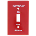 Product Image of 4-3/4" x 2-1/2" Switch Plate (Emergency)