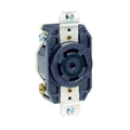 Product Image of 30A, 347/600V 3PY, NEMA L23-30R, 4P, 5W, Flush Mtg Locking Receptacle, Grounding (Black)