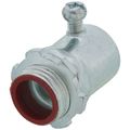 Product Image of 1/2" Steel EMT Set Screw Connector w/ Insulated Throat
