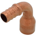 Product Image of 1/2" PEX x Female Sweat Copper Pipe Elbow Adapter (Lead Free)
