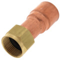 Product Image of 3/4" FIP Swivel x 3/4" CPVC Socket MetalHead Straight Short-N-Swivel Adapter (Lead Free)