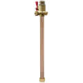 Product Image of 18" Length, 3/4" FIP Swivel Inlet x 3/4" CPVC Socket Valve w/ 3/8" Hose Barb Thermal Expansion Relief Valve (No Lead)