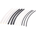 Product Image of 6" Black And White Polyolefin Heat Shrink Tubing, 600V (Pack of 12)