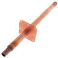 Product Image of 1/2" PEX Crimp x Bracketed Spin Closed Copper Stub Out Bullet (12" Length)