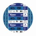Product Image of 14-3 Blue Romex SIMpull Type NM-B Cable, w/ Ground (250' Coil)