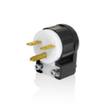 Product Image of 15A, 250V NEMA 6-15P, 2P, 3W, Angle Plug, Straight Blade, Grounding (Black/White)