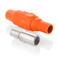 Product Image of 22 Series Plug, Female, 600A Max, 600V Crimp Tube Termination, 350-500 MCM Cable Range (Orange)
