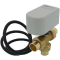 Product Image of 3/4" Sweat Three-Way Motorized Ball Zone Bypass Valve