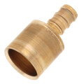 Product Image of 3/8" PEX x 1/2" Female Sweat Copper Pipe Brass Adapter (Lead Free)