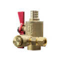 Product Image of 3/4" Female Sweat Inlet x 3/4" PEX Crimp x 3/8" Hose Barb Relief Thermal Expansion Relief Valve