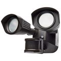 Product Image of LED Security Light Dual Head Bronze Finish 4000K Motion Sensor