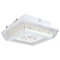 Product Image of Square LED Wide Beam Angle Canopy Light 3K/4K/5K CCT Selectable 60W/75W/90W Wattage Selectable White Finish