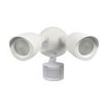 Product Image of LED Security Light Dual Head Motion Sensor Included White Finish 3000K