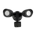 Product Image of LED Security Light Dual Head Motion Sensor Included Bronze Finish 3000K