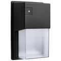 Product Image of LED Entryway Wall Pack, 10/15/20W Selectable, 30K/40K/50K CCT Selectable, Black Finish