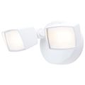 Product Image of LED Security Light, Dual Head, Field Selectable, White Finish
