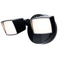 Product Image of LED Security Light, Dual Head, Field Selectable, Black Finish