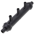 Product Image of 3/4" x 3/4" x 1/2" PureFlow PolyAlloy PEX Crimp Flow Through Manifold (3 Outlets)