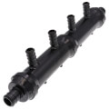 Product Image of 3/4" x 3/4" x 1/2" PureFlow PolyAlloy PEX Crimp Flow Through Manifold (4 Outlets)