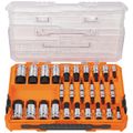 Product Image of Knurled Hex Bit Socket Set, SAE and Metric, '33-Pieces