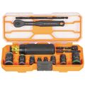 Product Image of KNECT Flip-16 Ratcheting Impact Flip Socket Screwdriver Set, SAE/Metric