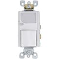 Product Image of Decora Combination Switch w/ LED Guide Light, 15A - White (120V)