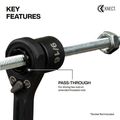Product Image of KNECT (S) 1/4" Drive Socket Adapter Set and Pass Through Ratchet