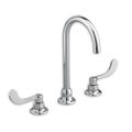 Product Image of Monterrey 8" Widespread Gooseneck Faucet w/ Wrist Blade Handles 1.5 gpm/5.7 Lpm Laminar Flow in Spout Base (Chrome)