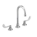 Product Image of Monterrey 8" Widespread Gooseneck Faucet w/ Wrist Blade Handles 1.5 gpm/5.7 Lpm w/ Flexible Underbody (Chrome)
