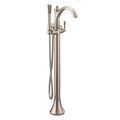 Product Image of Wynford Brushed Nickel 1 Handle Tub Filler Includes Hand Shower, 655BN