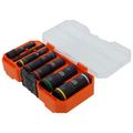 Product Image of Heavy Duty Flip Impact Socket Set, SAE, 8 Piece
