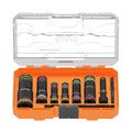 Product Image of KNECT Quad-24 Heavy Duty Impact Flip Socket Set, 9 Piece, SAE and Metric