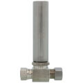 Product Image of Mini-Rester Water Hammer Arrestor - 3/8" O.D. Compression x 3/8" O.D. Female Compression Tee (Lead Free)