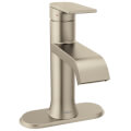 Product Image of Genta Single Handle High Arc Bathroom Faucet (Brushed Nickel), 6702BN