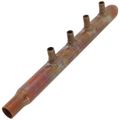 Product Image of 1" Copper Manifold w/ 1/2" PEX Loops, 4 Outlet (Male Sweat x Spin Closed)