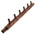Product Image of 1" PEX Crimp × Spin Closed Manifold, 1/2" PEX Outlets (6 Outlets)