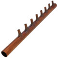 Product Image of 1" Copper Manifold w/ 1/2" PEX Loops, 8 Outlet (1" Male Sweat x Spin Closed)