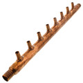 Product Image of 1" PEX Crimp × 1" PEX Crimp Copper Manifold w/ 1/2" PEX Outlets (8 Outlets)