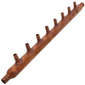 Product Image of 3/4" PEX Crimp × 1" PEX Crimp Copper Manifold w/ 1/2" PEX Outlets (8 Outlets)