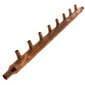 Product Image of 1" Copper Manifold w/ 1/2" PEX Outlets and 3/4" PEX Inlets (8 outlets)