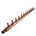 Product Image of 1" PEX Crimp × 1" PEX Crimp Copper Manifold w/ 1/2" PEX Outlets (12 Outlets)