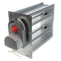 Product Image of 10" x 12" Rectangular Side Mounted Damper (Power Open/Power Closed) 3 Wire