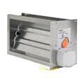 Product Image of 8" x 24" Rectangular Bottom Mounted Damper (Power Open/Power Closed) 3 Wire
