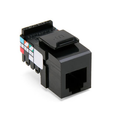 Product Image of Voice Grade Quickport, Jack, 6P6C (Black)